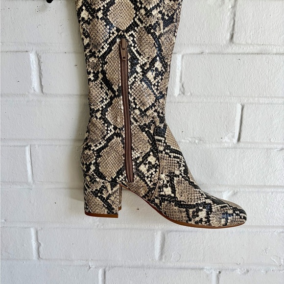 Gianni Bini Trillia Snakeskin Over the Knee Boots, SZ 6 - Picture 4 of 10